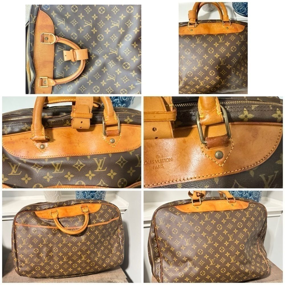 Louis Vuitton Monogram Alize vintage weekender bag VI 0926 classic and luggage - Picture 13 of 16